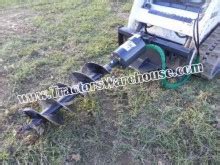 skid steer with new cid extreme auger|cid xtreme auger.